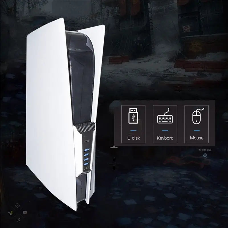 PS5 USB Hub 5-in-1 | Extra USB Ports for PS5 & PS5 Slim