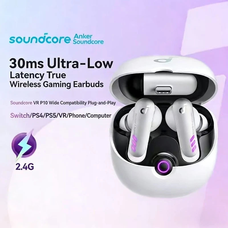 ANKER Soundcore VR P10 Wireless Gaming Earbuds | 30ms Ultra-Low Latency & 2.4GHz Connection