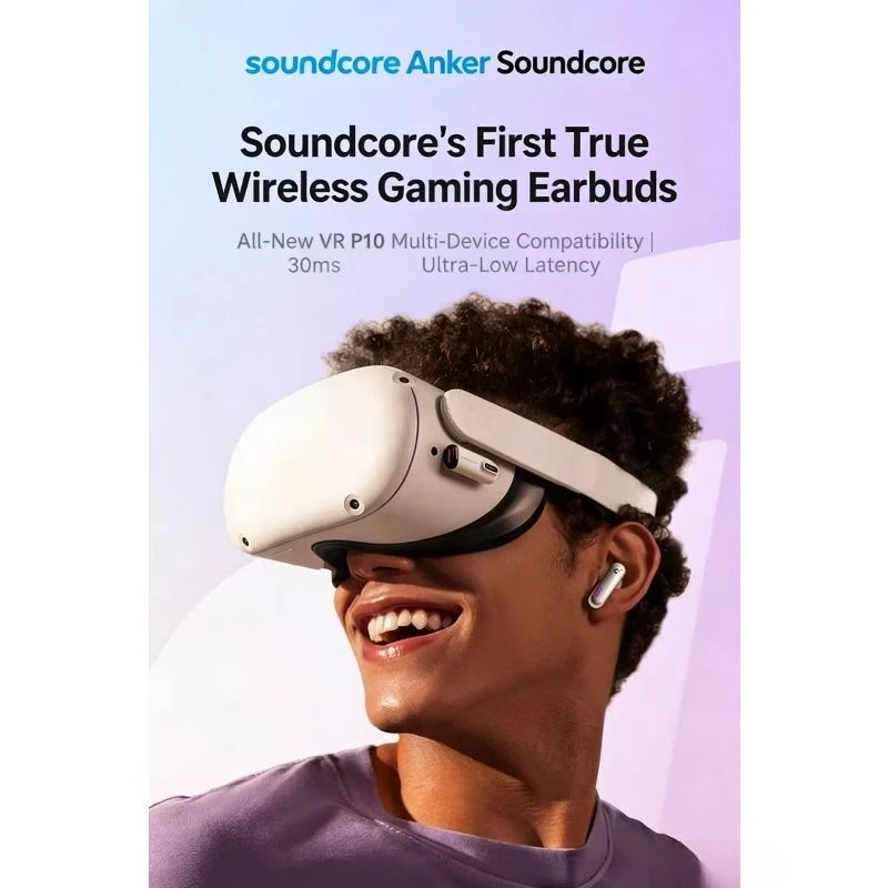 ANKER Soundcore VR P10 Wireless Gaming Earbuds | 30ms Ultra-Low Latency & 2.4GHz Connection