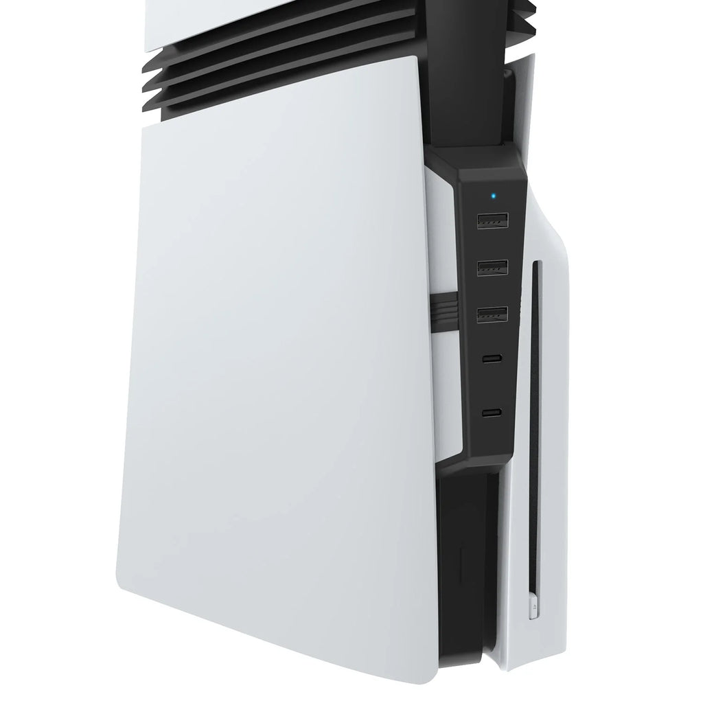 PS5 Pro USB Hub 5-in-1 | Extra USB Ports for Gaming Accessories